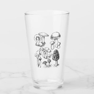 Pilze Mykologe Botanist morel botanisch Glas