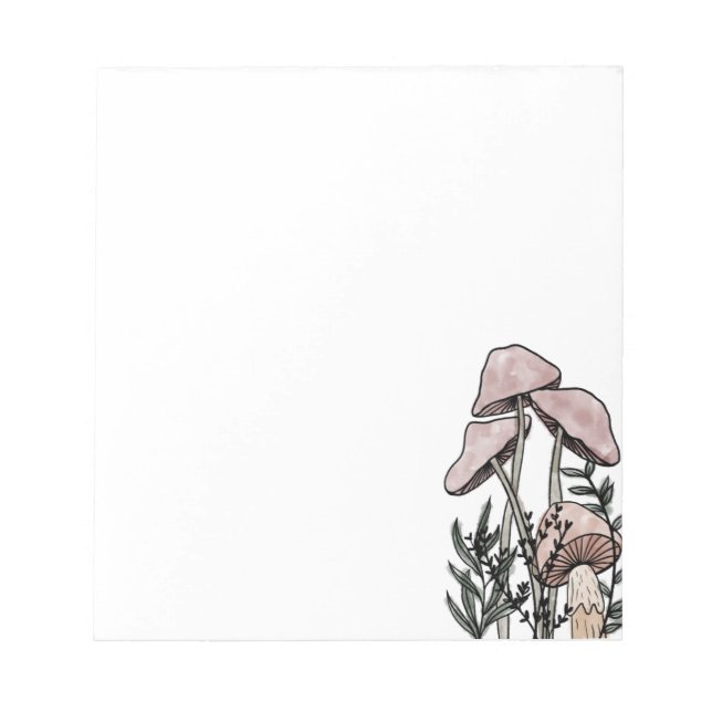 Pilze  notizblock (Vorderseite)