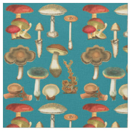 Pilze Pilze Fungi Pflanze Kollektion Botanischer G Stoff