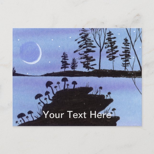 Pilze Postkarte (Vorderseite)