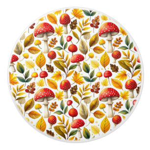 Pilze Retro Vintage Antik Stil Keramikknauf