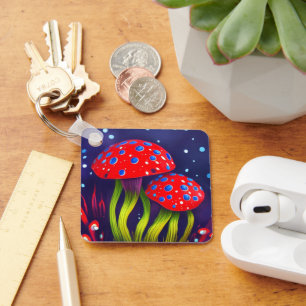 Pilze Schlüsselanhänger