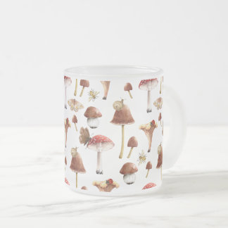 Pilze und Insektenwälder Tasse aus Holz