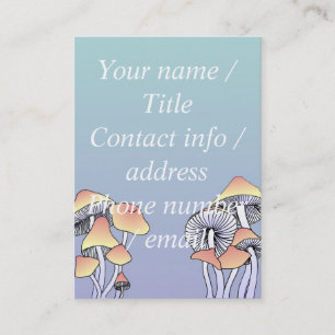 Pilze Visitenkarte