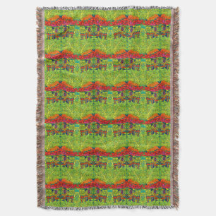 Pilze Vogel Retro Art Nouveau Muster von Voysey Decke