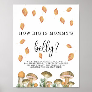 Pilze - wie groß ist Mamas Bauch Spiel Poster