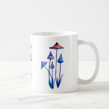 Pilzewatercolor-Kunst-Klassiker-Tasse
