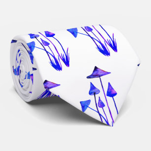 Pilzewatercolor-Kunst-Krawatte Krawatte