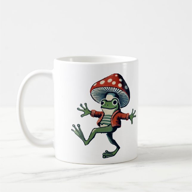 Pilzfrosch Kaffeetasse (Links)