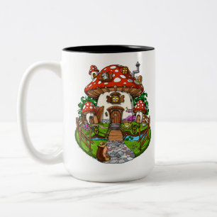 Pilzhaus Zweifarbige Tasse
