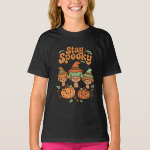 Pilzhexe Gruseliger Herbst Cottagecore Boho Kunst T-Shirt