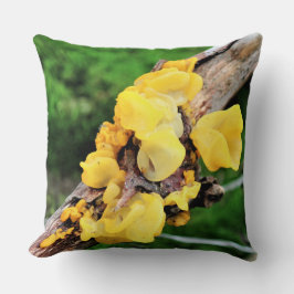 Pilzhexen Butter Fungus Myzel Gelb Kissen