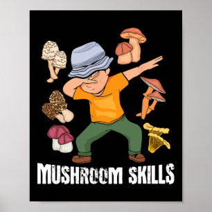 Pilzjagd auf Lover Men Fugi suchen Pilze Poster