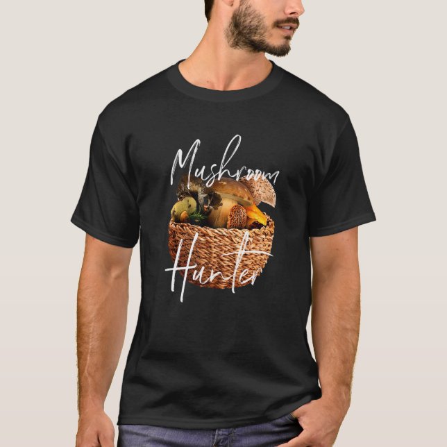Pilzjagd Picking Morel Hunter Myc T-Shirt (Vorderseite)