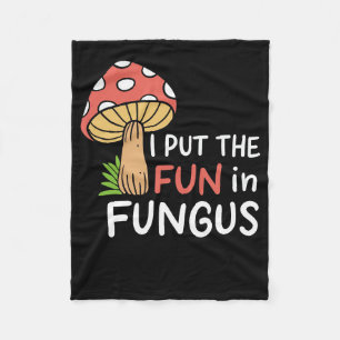 Pilzjäger, den ich in den Fungus steckte Fleecedecke