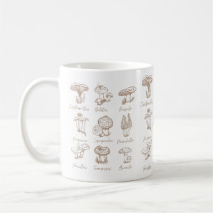 Pilzliebhaber-Shirt Mykologie Vintage Goth S Kaffeetasse