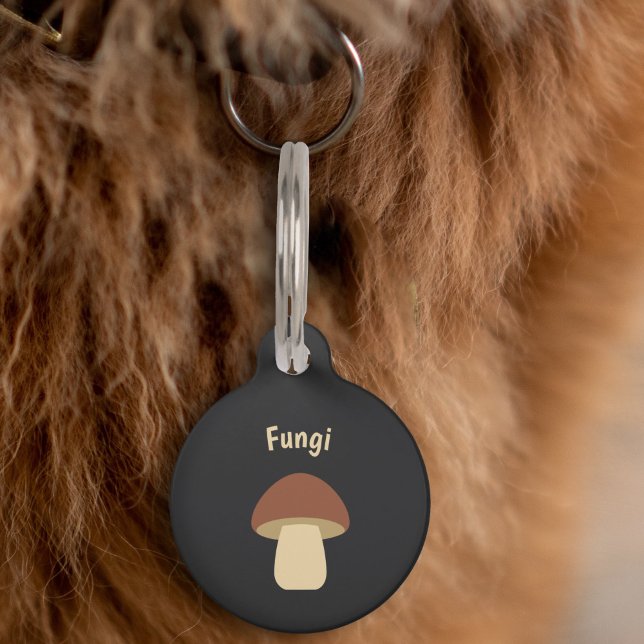 Pilzmarke Haustiermarke (Mushroom Pet Tag)
