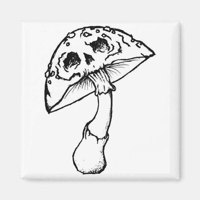 Pilzmöwe Magnet (Vorne)