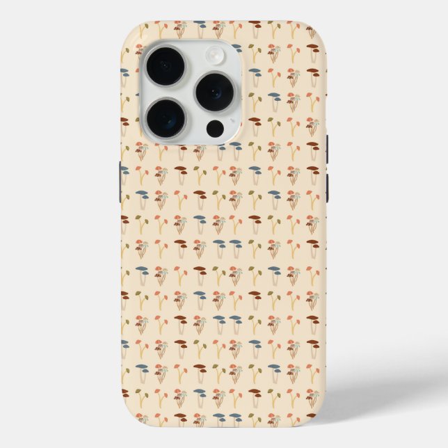 Pilzmuster Case-Mate iPhone Hülle (Rückseite)