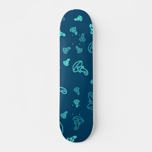 Pilzmuster Skateboard (Vorne)