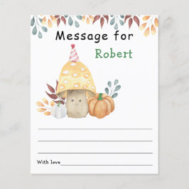 Pilzpilz Geburtstagskapsel