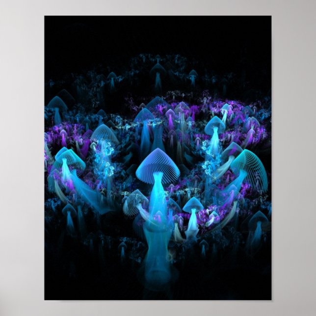 Pilzplakat Poster (Vorne)