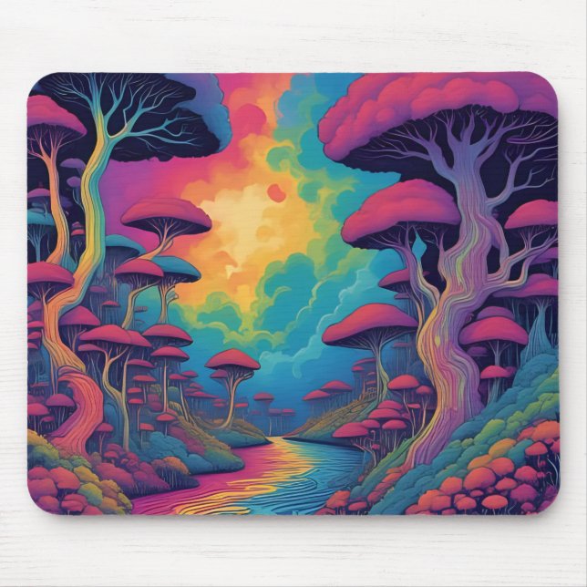 Pilzreise Mousepad (Vorne)