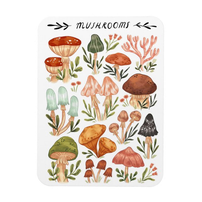 Pilzsaal-Stil Magnet (Vertikal)