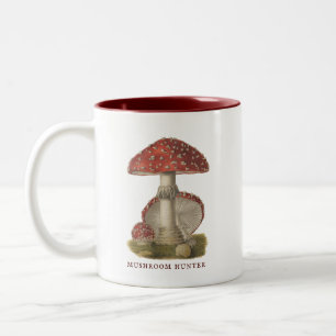 Pilzsammler Vintage Magic Shroom Zweifarbige Tasse