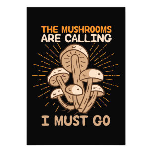 Pilzschmieden rufen fotodruck