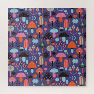 Pilzsorte: Vintage Illustration Puzzle
