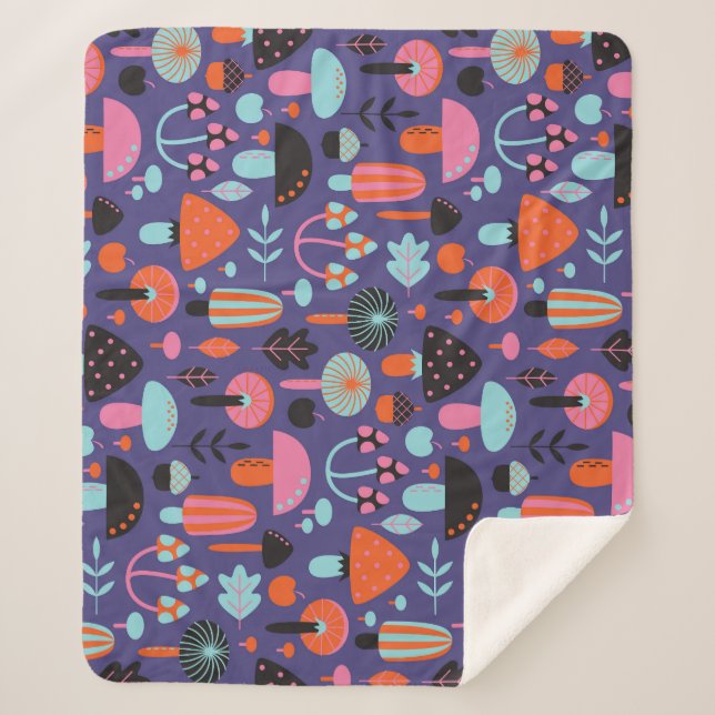Pilzsorte: Vintage Illustration Sherpadecke (Vorderseite)