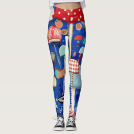Pilzsportkleidung Leggings
