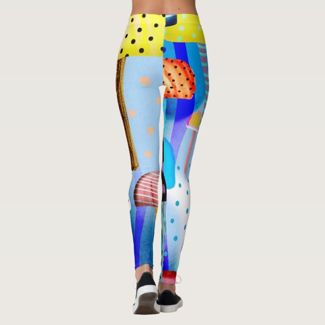 Pilzsportkleidung Leggings (Rückseite)