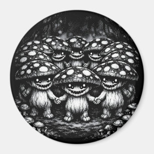 Pilzvolk •  Waldkreaturen von BurnsInHell Magnet