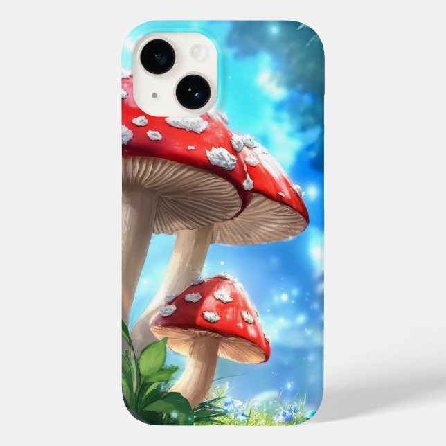Pilzwald Case-Mate iPhone Hülle (Rückseite)