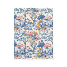 Pilzwald in Toile De Jouy