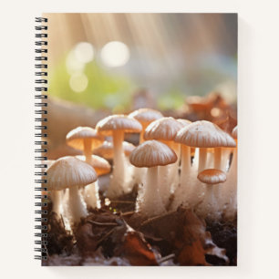 Pilzwald Natur Stille Ruhe Notizbuch