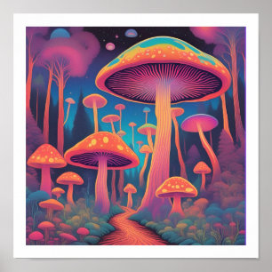 Pilzwald Poster