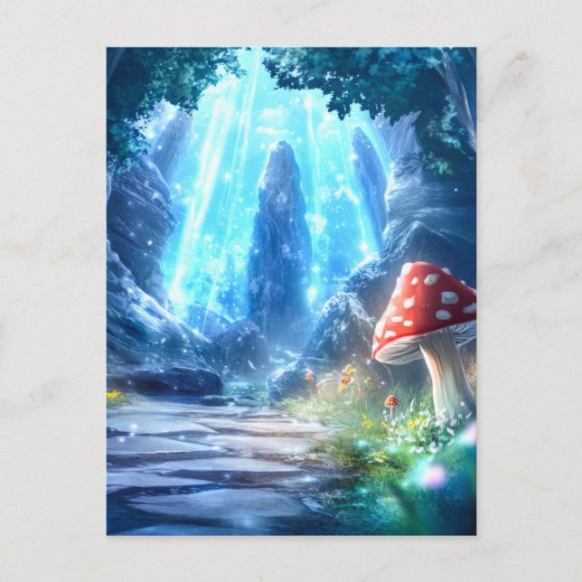 Pilzwald Postkarte (Vorderseite)