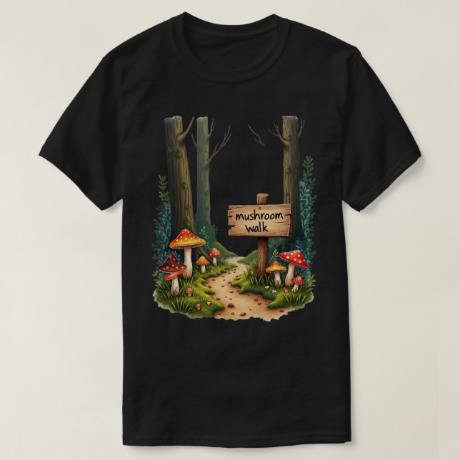 Pilzwanderung T-Shirt (Design vorne)
