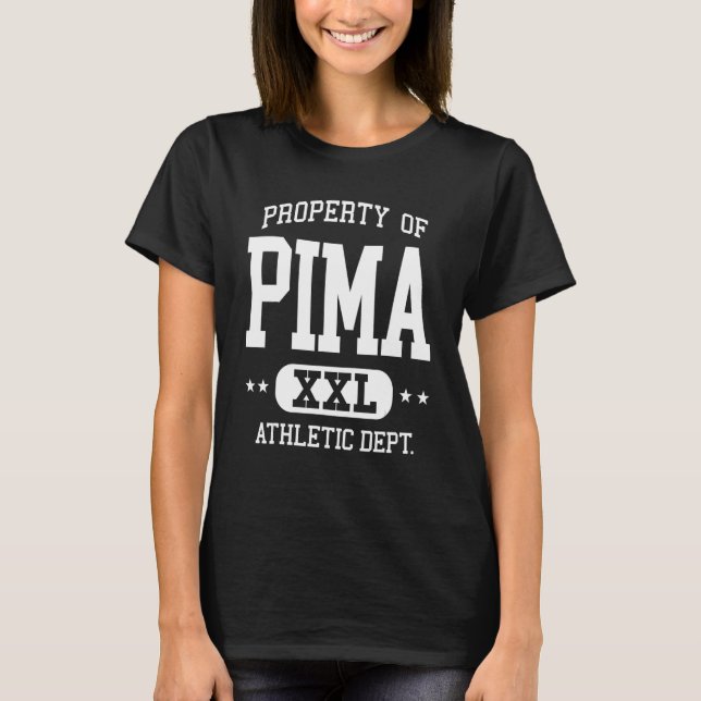 Pima Retro Athletic Property Dept T-Shirt (Vorderseite)
