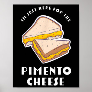 Pimento-Käse-Sandwich - Lustige Meister-Golfer Poster