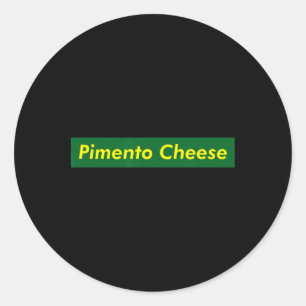 Pimento-Käse-Sandwich Lustiges Golfturnier Golf Runder Aufkleber