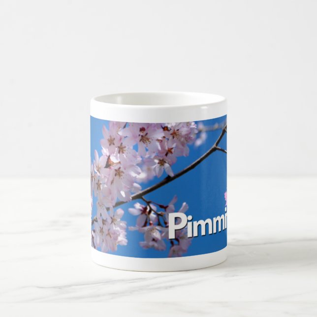 Pimmit Hügel-Garten-Tassen - Kirschbaum Tasse (Mittel)
