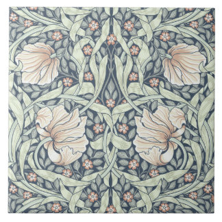 Pimnel by Nouveau, William Morris, rosa Pastelltön Fliese