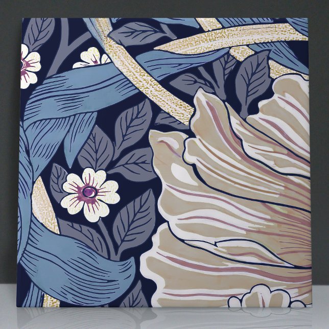 Pimnel Nahtlos 1 von 12 Dusty Blue & Warm White Fliese (Von Creator hochgeladen)