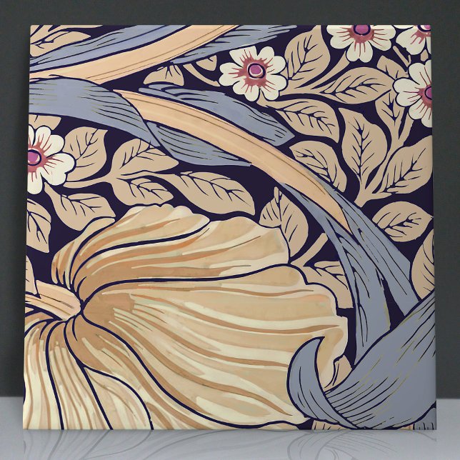 Pimnel Nahtlos 4 von 12 dusty Blue & Yellow Fliese (Von Creator hochgeladen)