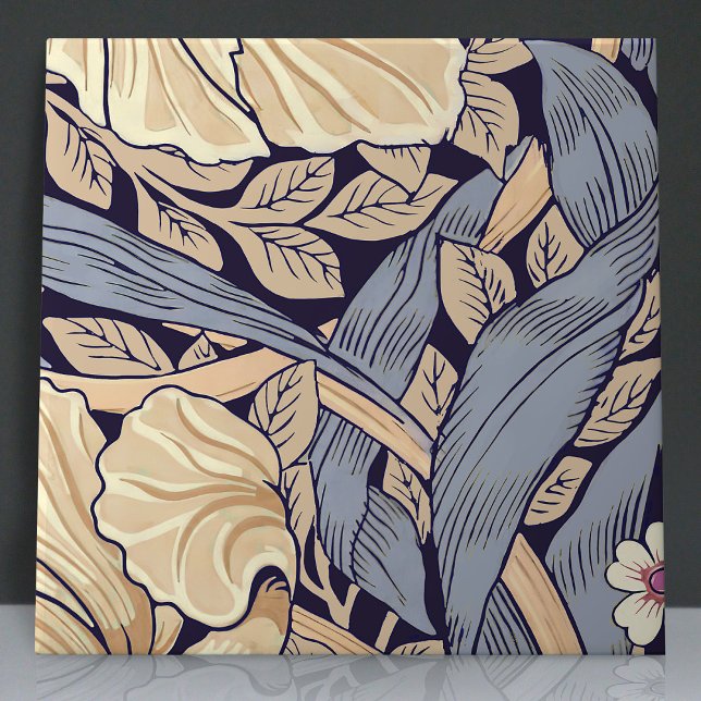 Pimnel Nahtlos 8 von 12 Dusty Blue & Yellow Fliese (Von Creator hochgeladen)