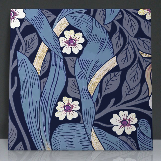 Pimnel Nahtlos 9 von 12 Dusty Blue & Warm White Fliese (Von Creator hochgeladen)